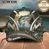 Maxcorners Vintage Tackle Artwork Custom Name Fishing Cap