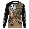 Maxcorners Custom Name Personalized Deer Hunting Shirt 3D All Over Printed Clothes