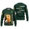 Maxcorners Golf Beer Birdie Bogey Eagle Par St Patrick's Day Green Golf Polos For Men, Golf Shirts For Men, St Patricks Day Golf Shirt
