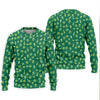 Maxcorners St Patrick's Day Beer Four Leaf Clovers Gold Pots Green Golf Shirt, Polo Shirts For Men, Golf Shirts For Men