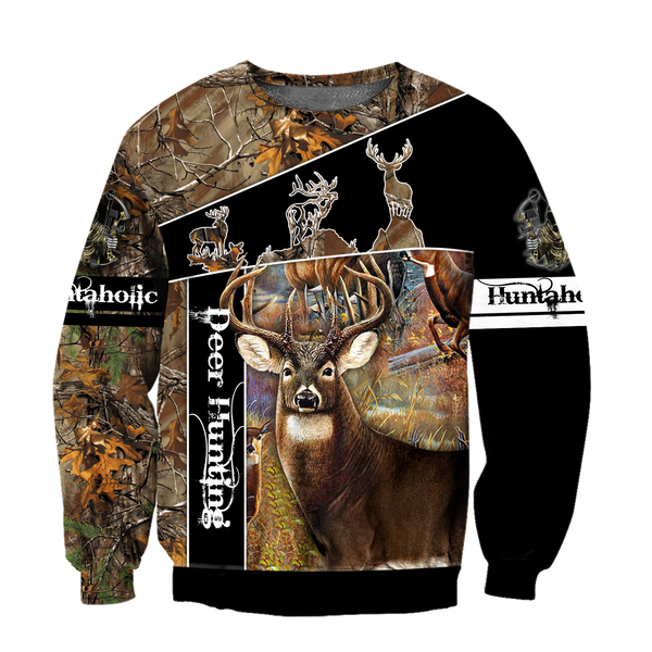 Max Corner Huntaholic Deer Hunting 3D All Over Printed Shirts Gift For Hunter