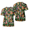 Maxcorners Tropical Corgi Dog Hawaiian Golf Polo Shirt, Golf Shirts For Women, Women's Golf Apparel LM1507