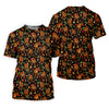 Maxcorners Autumn Bigfoot Forest Pattern Polo Shirt, Women’s Golf Apparel, Hawaiian Golf Shirt, Golf Tops For Women LM1507