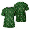 Maxcorners St Patrick's Day Leprechaun Character Golf And Beer Green Golf Shirt, Fun Golf Shirts For Men, Polo For Men