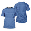 Maxcorners Blue Text Pattern Golf Polo Shirt, Ladies Golf Shirts, Golf Tops For Women LM1507