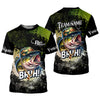 Maxcorners Bass Fishing Shirt, Fishing UPF Shirts, Team Fishing Shirt, SPF Shirt For Men, Fishing Gifts For Men