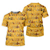 Maxcorners Funny Adult Party Bottle Pattern Golf Shirt, Golf Shirts For Women, Ladies Golf Top LM1507