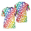Maxcorners Rainbow Shamrock St Patrick's Day Golf Shirt, Golf Tops For Men, Polo Shirts For Men, Golf Shirts For Men