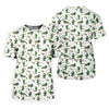 Maxcorners St Patrick's Day Leprechaun Character Golf And Beer White Golf Shirt, Fun Golf Shirts For Men, Polo For Men