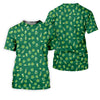 Maxcorners St Patrick's Day Beer Four Leaf Clovers Gold Pots Green Golf Shirt, Polo Shirts For Men, Golf Shirts For Men