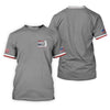 Maxcorners Gray Best Papa By Par Embroidered Golf Polo Shirt, Golf Polo For Women, Women’s Golf Apparel LM1507