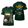 Maxcorners Hello Darkness My Old Friend Golf And Beer St Patrick's Day Green Women's Golf Tops, Ladies Golf Polos