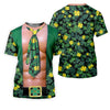 Maxcorners Funny St Patrick's Day Shamrock Golf Shirt, Golf Tops For Men, Polo Shirts For Men, Golf Shirts For Men