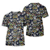 Maxcorners Raccoon Sunglasses Floral Tropical Hawaiian Shirt, Shirt For Women, Tropical Button Up Shirt LM1507