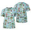 Maxcorners Women's Mele Kalikimaka Surfing Santa Golf Shirt, Christmas Golf Shirt, Women’s Golf Apparel LM1507