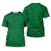 Maxcorners Golf And Beer Lucky Four Leaf Clover St Patrick's Day Green Women's Golf Tops, Golf Gift For Ladies
