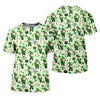 Maxcorners Happy St Patrick's Day Gnome Shamrock Golf Shirt, Funny Golf Shirts Women, Ladies Golf Polos