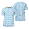Maxcorners Blue Girl Dad All Over Print Golf Polo Shirt, Golf Polo For Women, Ladies Golf Shirt LM1507