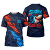 Maxcorners Shark Fishing Shirt, Shark Area Surf's Up The Catch Wave, SPF Shirt For Men, Gift For Fisherman