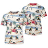 Maxcorners Tropical Bernese Mountain Dog Beach Hawaiian Golf Polo Shirt, Golf Polo For Women, Ladies Golf Top LM1507