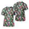 Maxcorners Tropical Disc Golf Basket Floral Polo Shirt, Golf Shirts For Women, Women’s Golf Polo LM1507