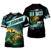 Maxcorners I Like Big Bass And I Cannot Lie Shirt, Funny Fishing T-shirt, SPF Shirt For Men, Gift For Fisherman