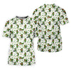 Maxcorners Funny Leprechaun Golf And Beer Green Shamrocks St Patrick's Day Golf Shirt, Women's Golf Shirts, Ladies Golf Polos
