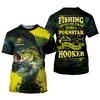 Maxcorners Fishing Saved Me From Being a Pornstar Bass Fishing UPF Shirt – Funny Fishing Shirt for Men