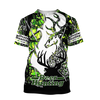 Max Corner Light Green Deer Hunting 3D Custom All Over Printed Shirts Gift For Hunter