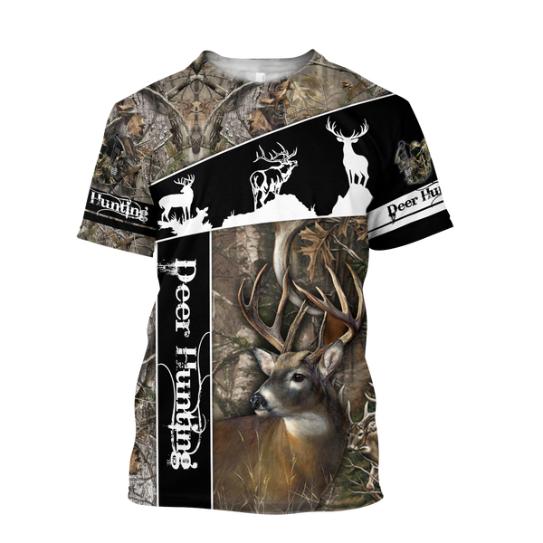 Max Corner Huntaholic 2 Deer Hunting 3D All Over Printed Shirts Gift For Hunter