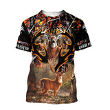 Max Corner Amazing Deer Hunting 3D Custom Name All Over Printed Shirts Gift For Hunter