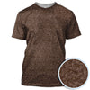 Maxcorners Funny Duck Pattern Golf Polos, Brown Camouflage Style Shirt For Men, Cool Outdoor Golf Shirt Gift For Golfers