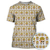 Maxcorners Funny Pattern Golf Shirt For Men, Christmas Golf Shirt, Golf Gift For Golfer