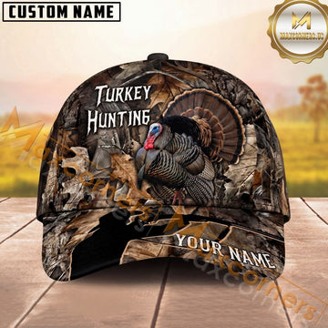 Maxcorners Hunting Woodland Graphic Multi Options Personalized Name 3D Cap
