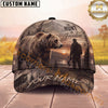 Maxcorners Hunting Cap The Hunt Is Freedom Hunter Sunset Forest Design Personalized Name 3D Cap