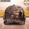 Maxcorners Hunting Cap The Hunt Is Freedom Hunter Sunset Forest Design Personalized Name 3D Cap