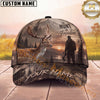 Maxcorners Hunting Cap The Hunt Is Freedom Hunter Sunset Forest Design Personalized Name 3D Cap