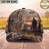 Maxcorners Hunting Cap The Hunt Is Freedom Hunter Sunset Forest Design Personalized Name 3D Cap