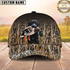 Maxcorners Duck Hunting Dogs Waterfowl Camo Multi Options Personalized Name 3D Cap