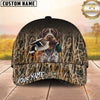 Maxcorners Duck Hunting Dogs Waterfowl Camo Multi Options Personalized Name 3D Cap