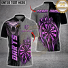 Maxcorners Darts Golden Viper Snake Snakeskin Pattern Luxury Metallic Gold Multi Options Personalized Name, Team Name Unisex 3D Shirt (4 Colors)