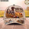 Maxcorners Bird Dog Upland Tradition Hunting Dog Pheasant Sunset Personalized Name Unisex 3D Cap