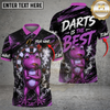 Maxcorners Darts Is The Best Cool Green Frog Smoking Pipe Quote Multi Options Personalized Name, Team Name Unisex 3D Shirt (4 Colors)