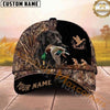 Maxcorners Hunting Dog Waterfowl Hunting Mallard In Mouth Flying Duck Badge Personalized Name 3D Cap