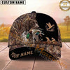 Maxcorners Hunting Dog Waterfowl Hunting Mallard In Mouth Flying Duck Badge Personalized Name 3D Cap
