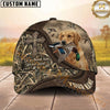 Maxcorners Hunting Dog Christian Cross Let Us Thank Him For Our Food Personalized Name 3D Cap