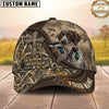 Maxcorners Hunting Dog Christian Cross Let Us Thank Him For Our Food Personalized Name 3D Cap