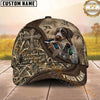 Maxcorners Hunting Dog Christian Cross Let Us Thank Him For Our Food Personalized Name 3D Cap