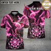 Maxcorners Eagle Darts Shirt Neon Fierce Wings Dartboard Multi Options Personalized Name, Team Name Unisex 3D Shirt (4 Colors)