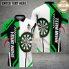 Maxcorners Darts Geometric Stripe Dartboard Multi Options Personalized Name, Team Name Unisex 3D Shirt (4 Colors)